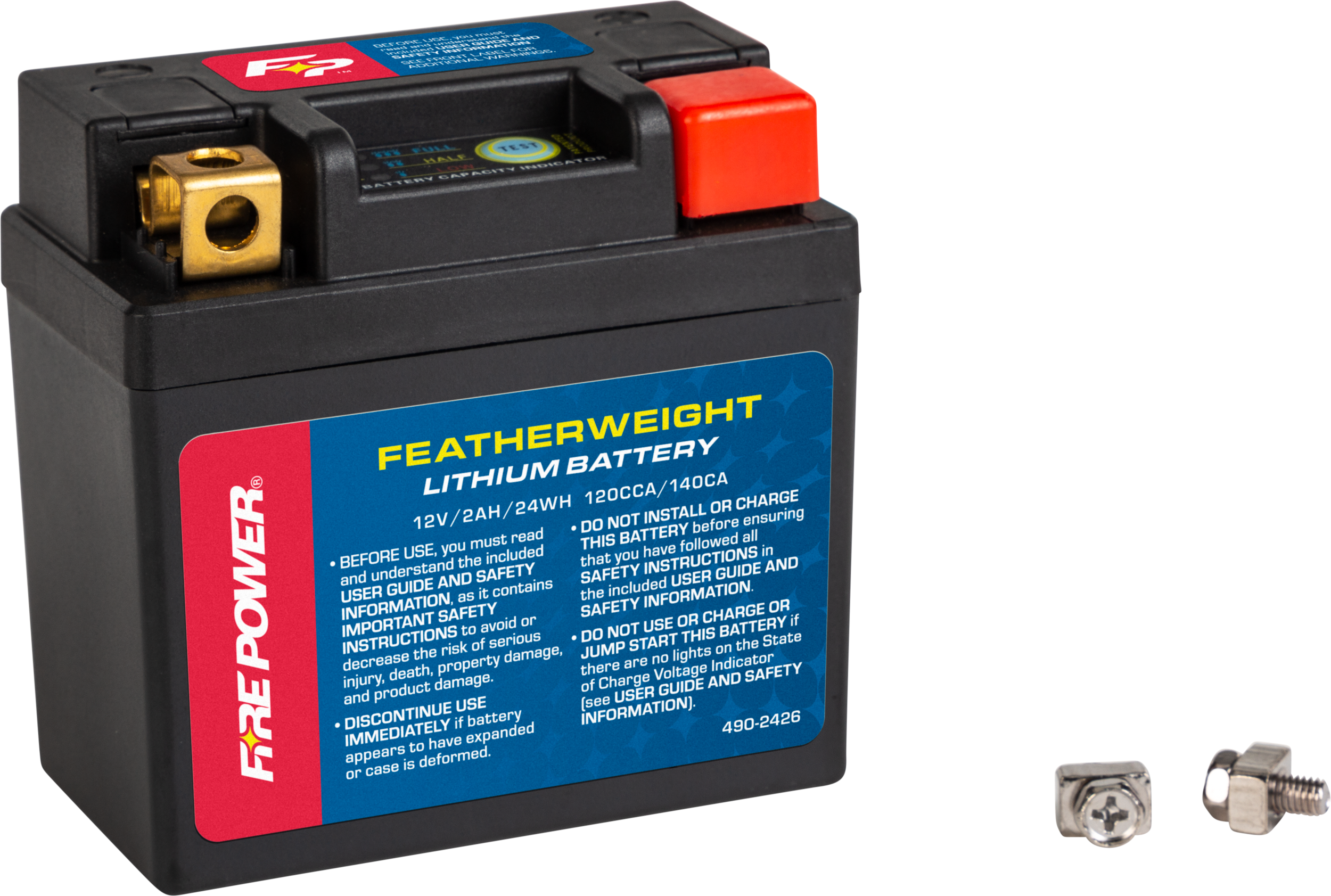 FEATHERWEIGHT LITHIUM BATTERY 120 CCA 12V/24WH