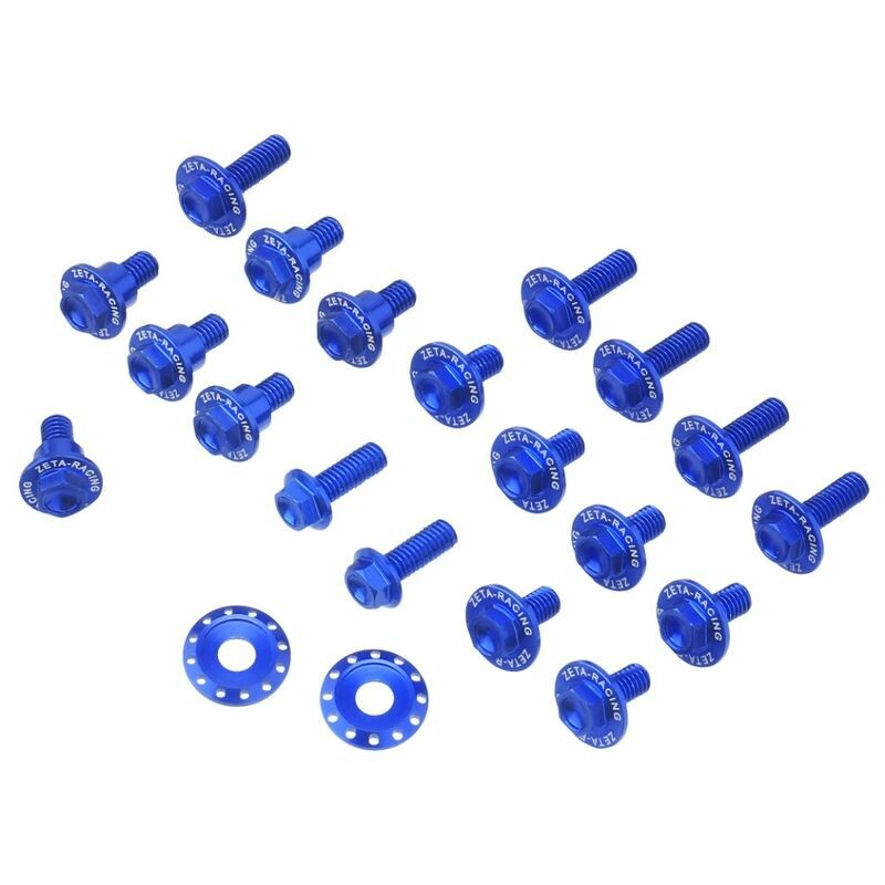 ALUMINUM BOLT KIT YAM BLUE