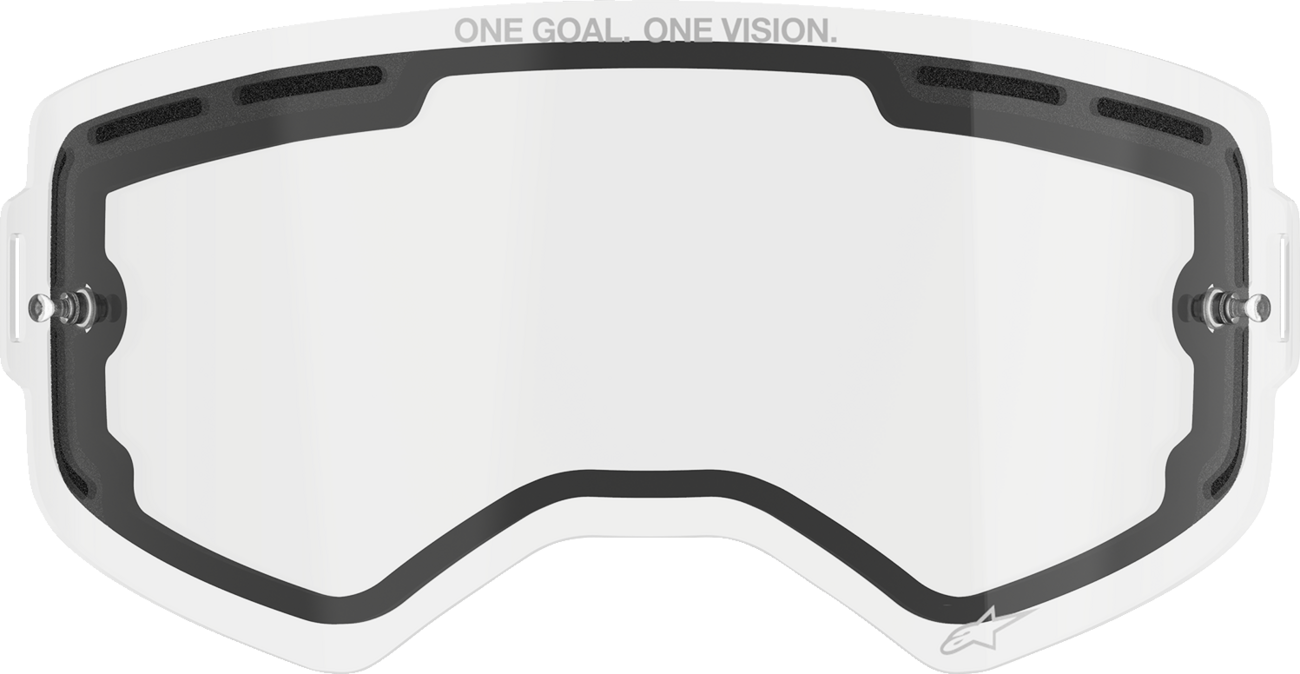 LENS GOGGLE DOUBLE PANE SUPERTECH CLEAR