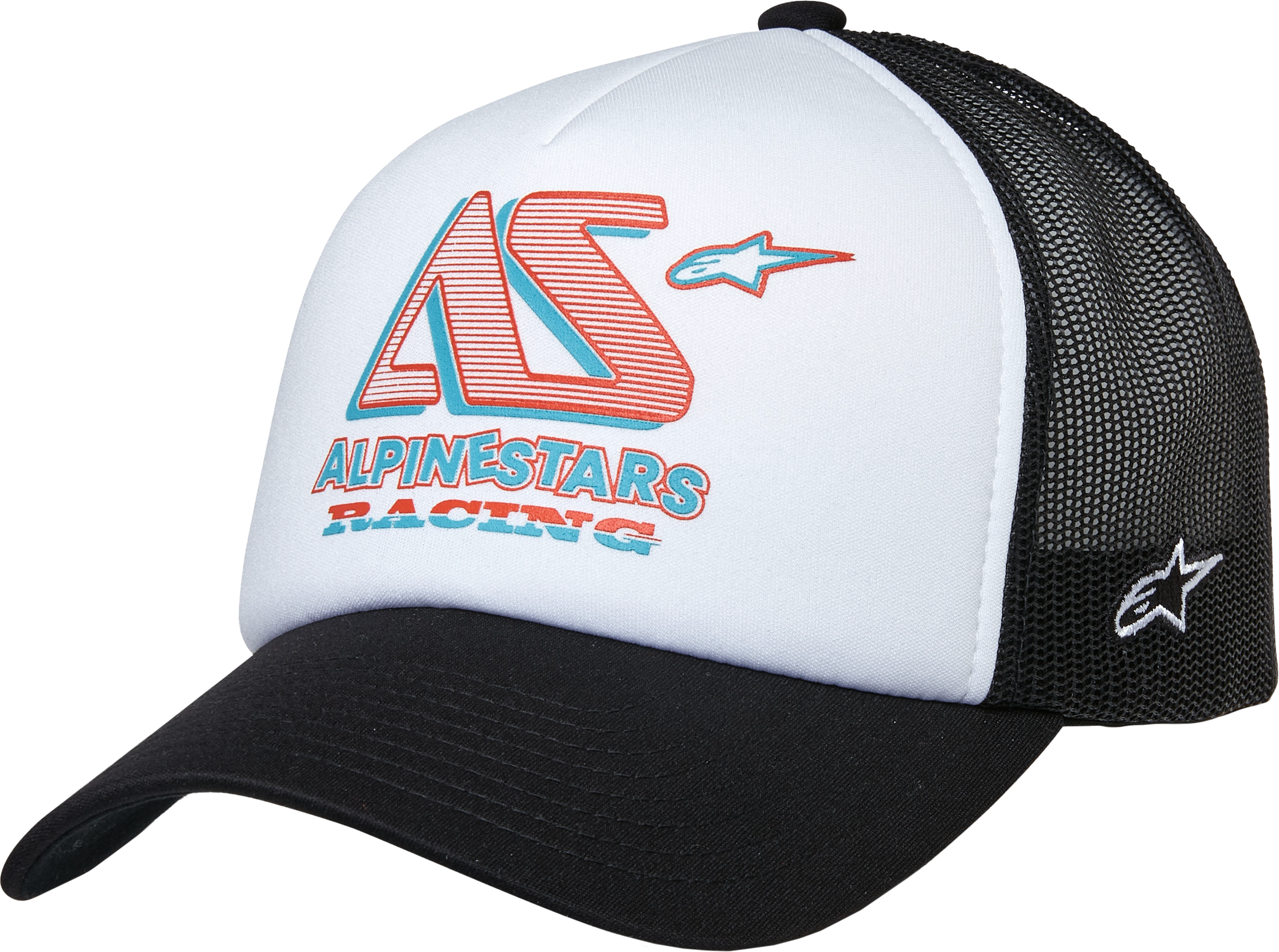 AYESS TRUCKER HAT WHITE/BLACK