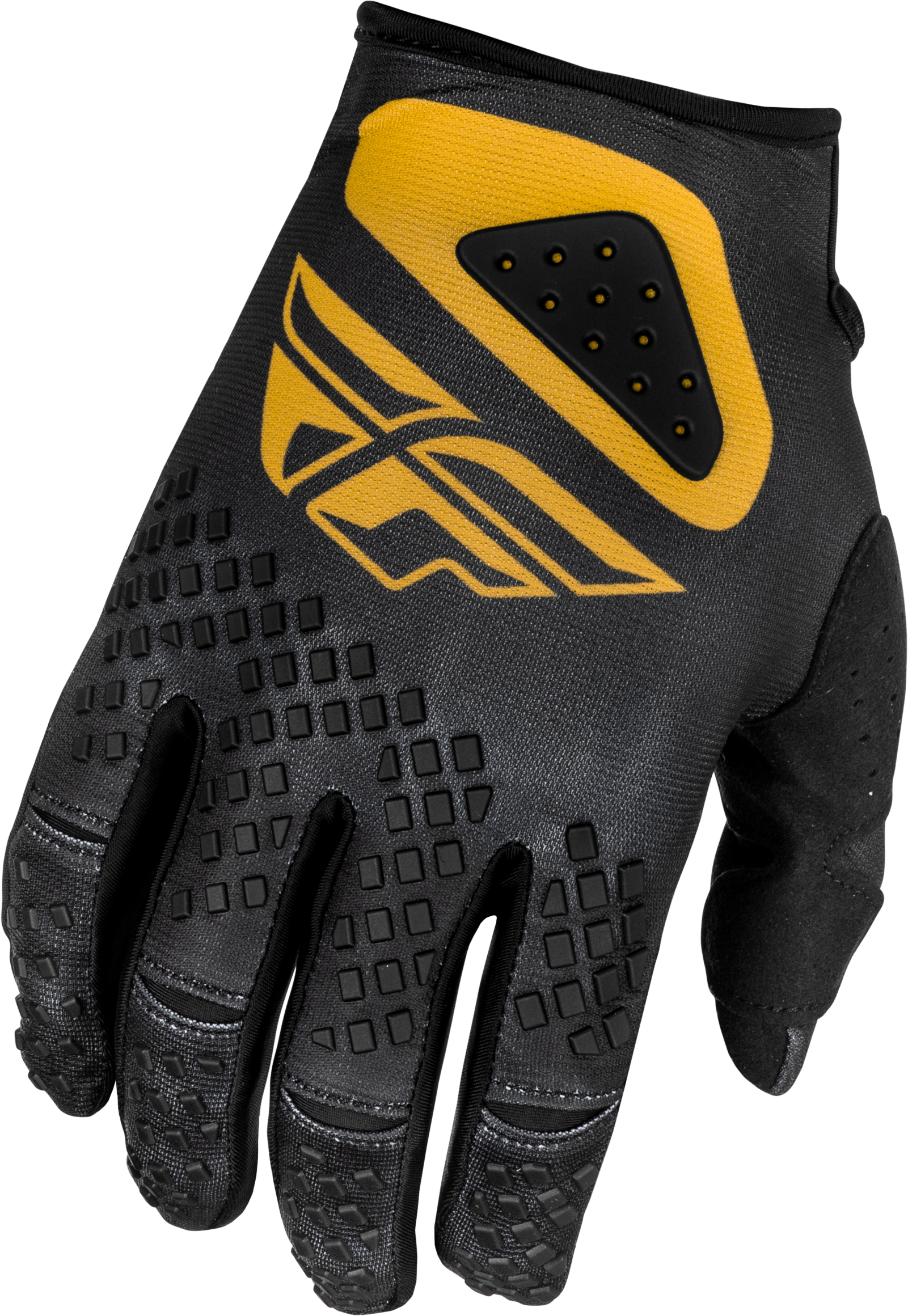 YOUTH KINETIC CENTER GLOVES BLACK/GOLD YS
