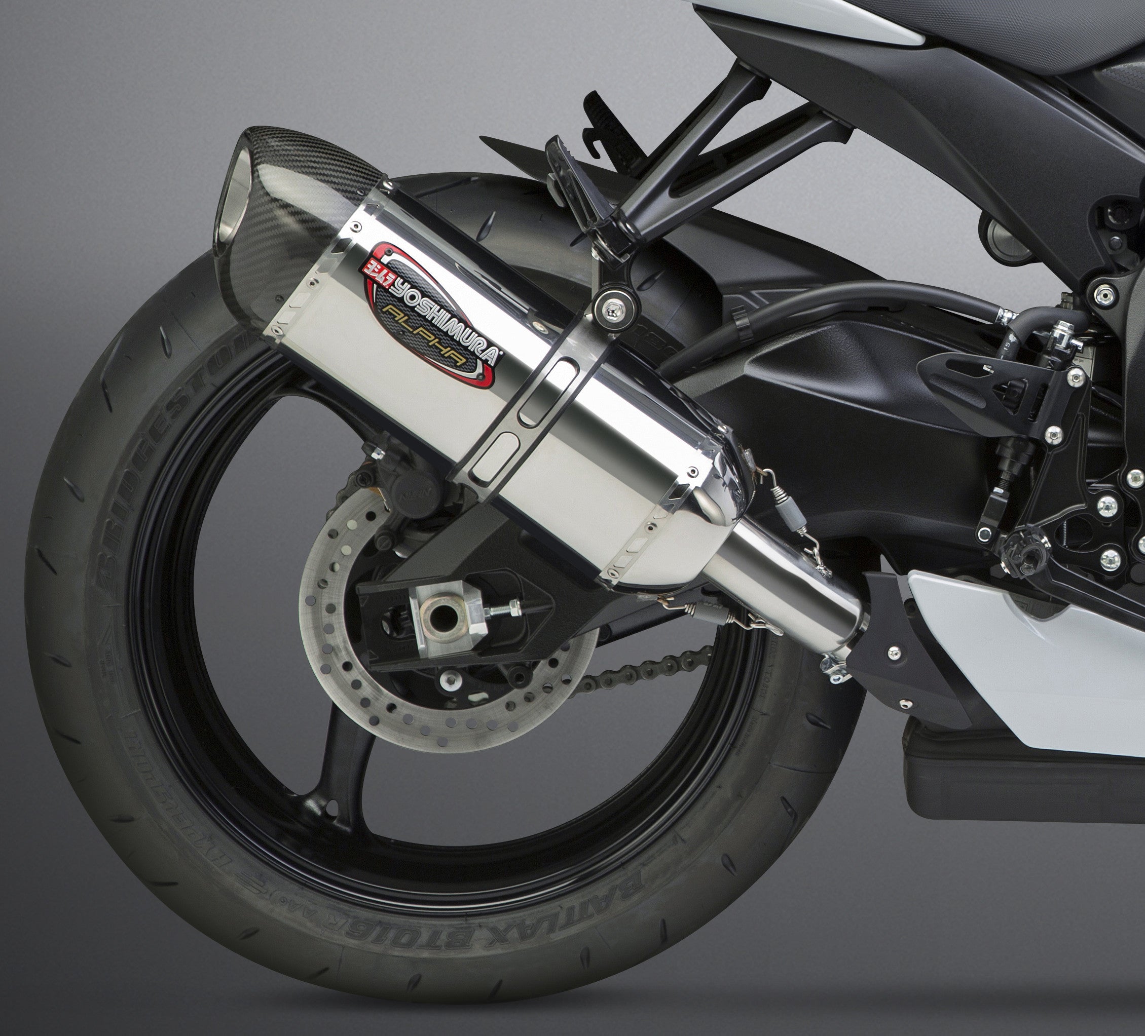 EXHAUST SIGNATURE ALPHA SLIP-ON SS-SS-CF #960-1422