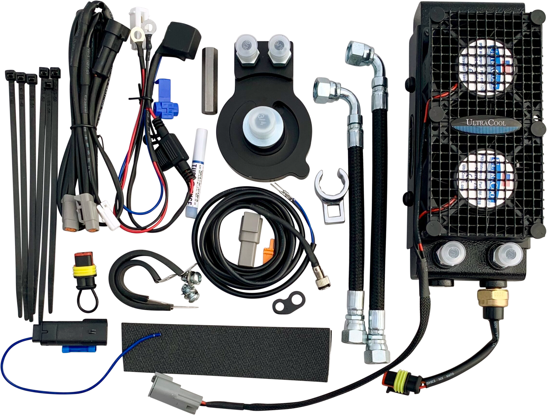OIL COOLER M8 TOURING `17-23 (CHOPPED GUARD)