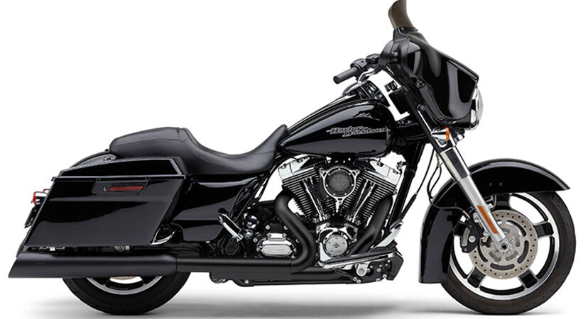 4.5" UPPERCUT SLIP-ON BLACK FLH/FLT 95-16