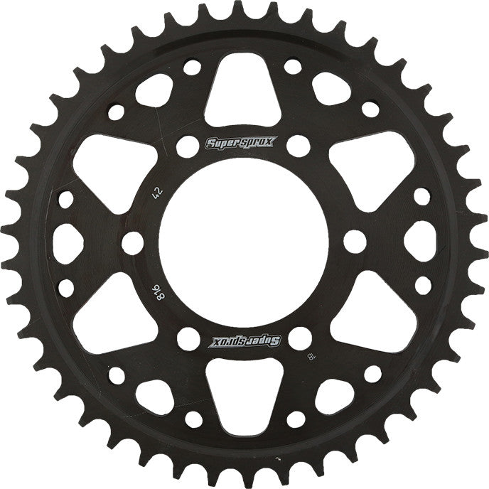 REAR SPROCKET STEEL 42T-530 BLK SUZ