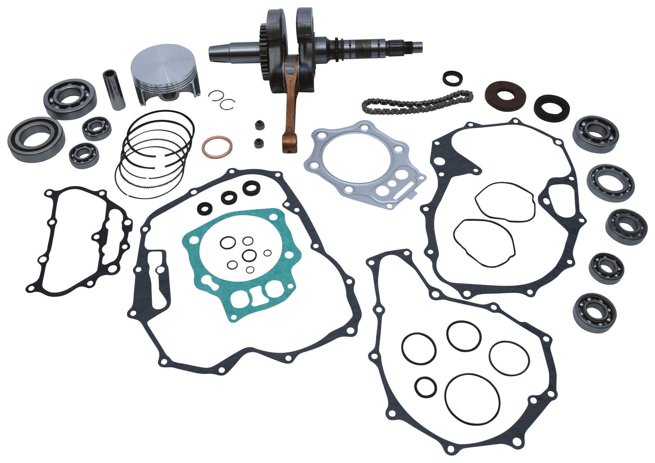 COMPLETE ENGINE REBUILD KIT OS PISTON +0.5MM HON