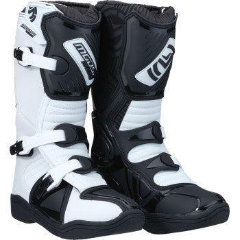 M1.3™ Youth MX Boots BLK/WHITE - MOOSE OFFROAD