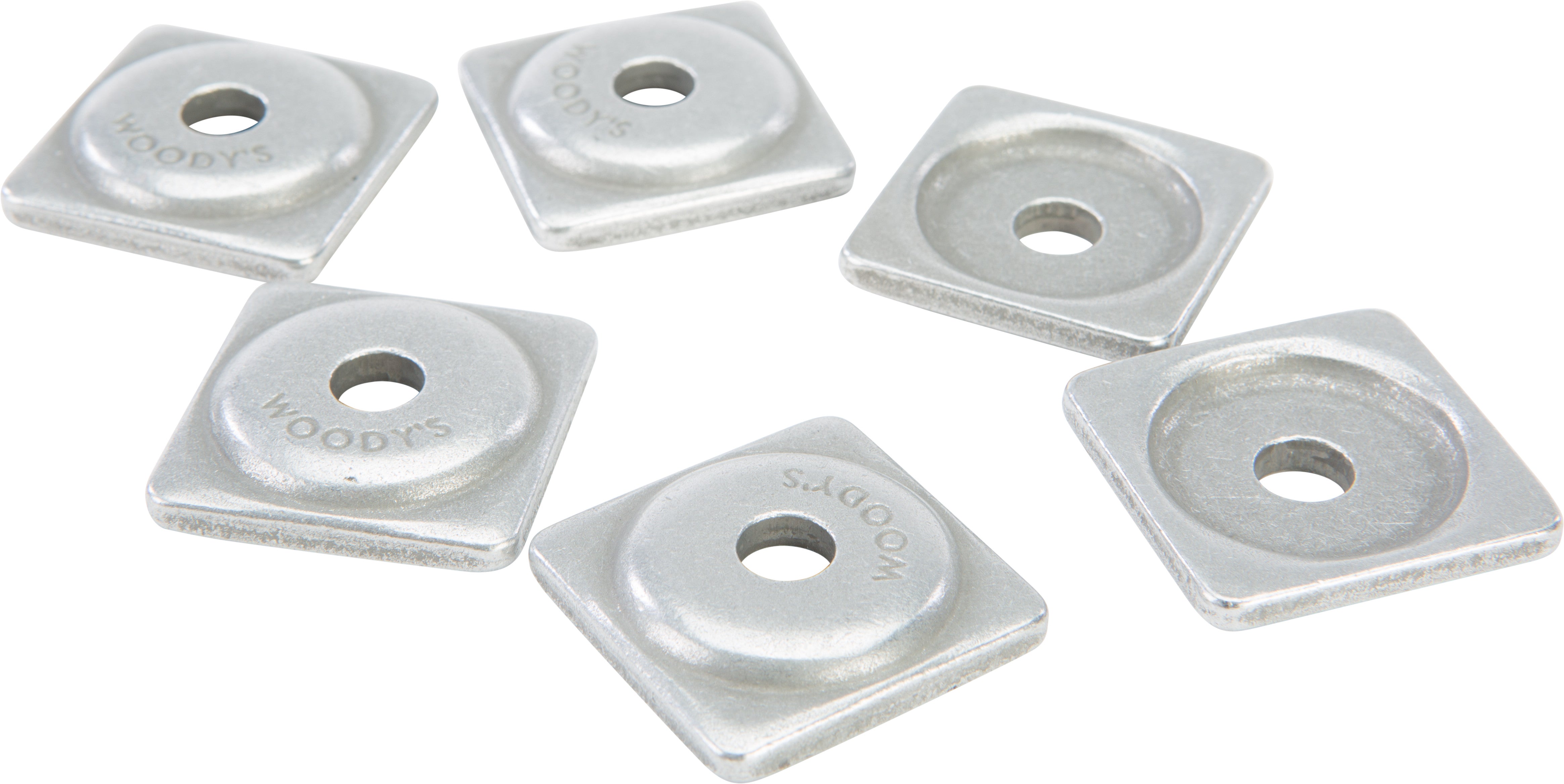 DIGGER SUPPORT PLATE SQUARE ALUM. 6/PK