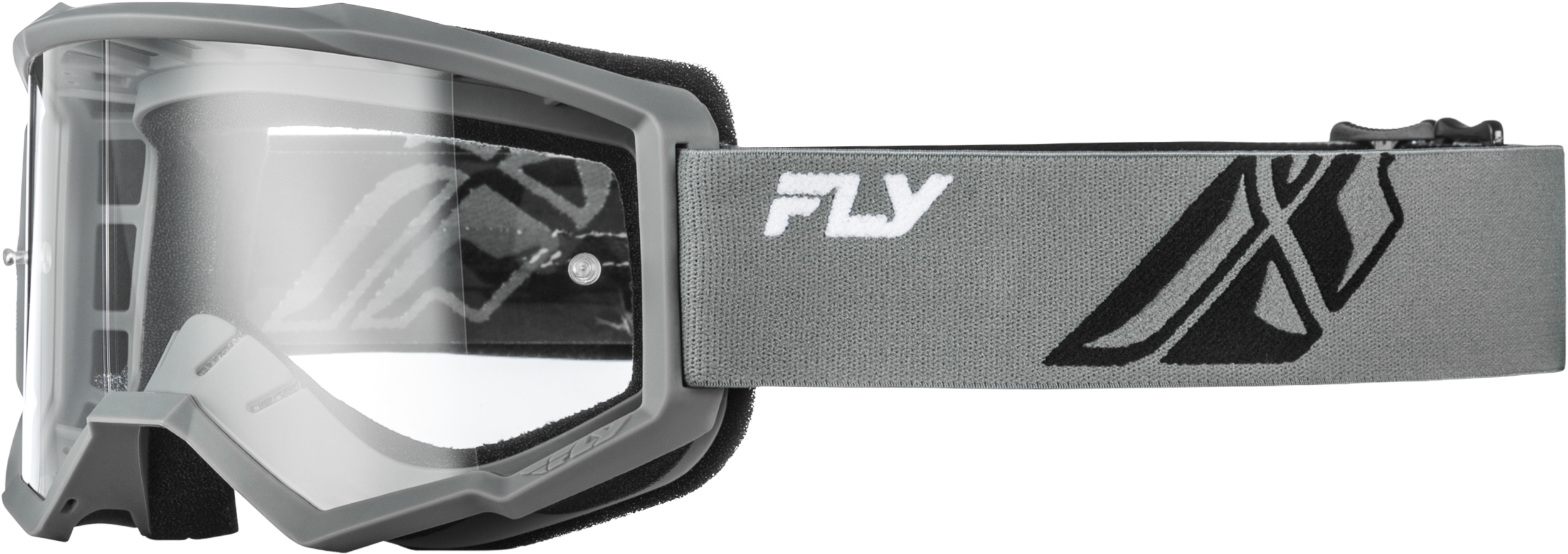 YOUTH FOCUS GOGGLE GREY/BLACK W/ CLEAR LENS