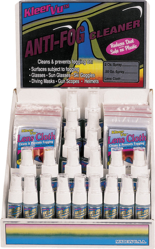 ANTI-FOG CLEANER COUNTER DISPLAY