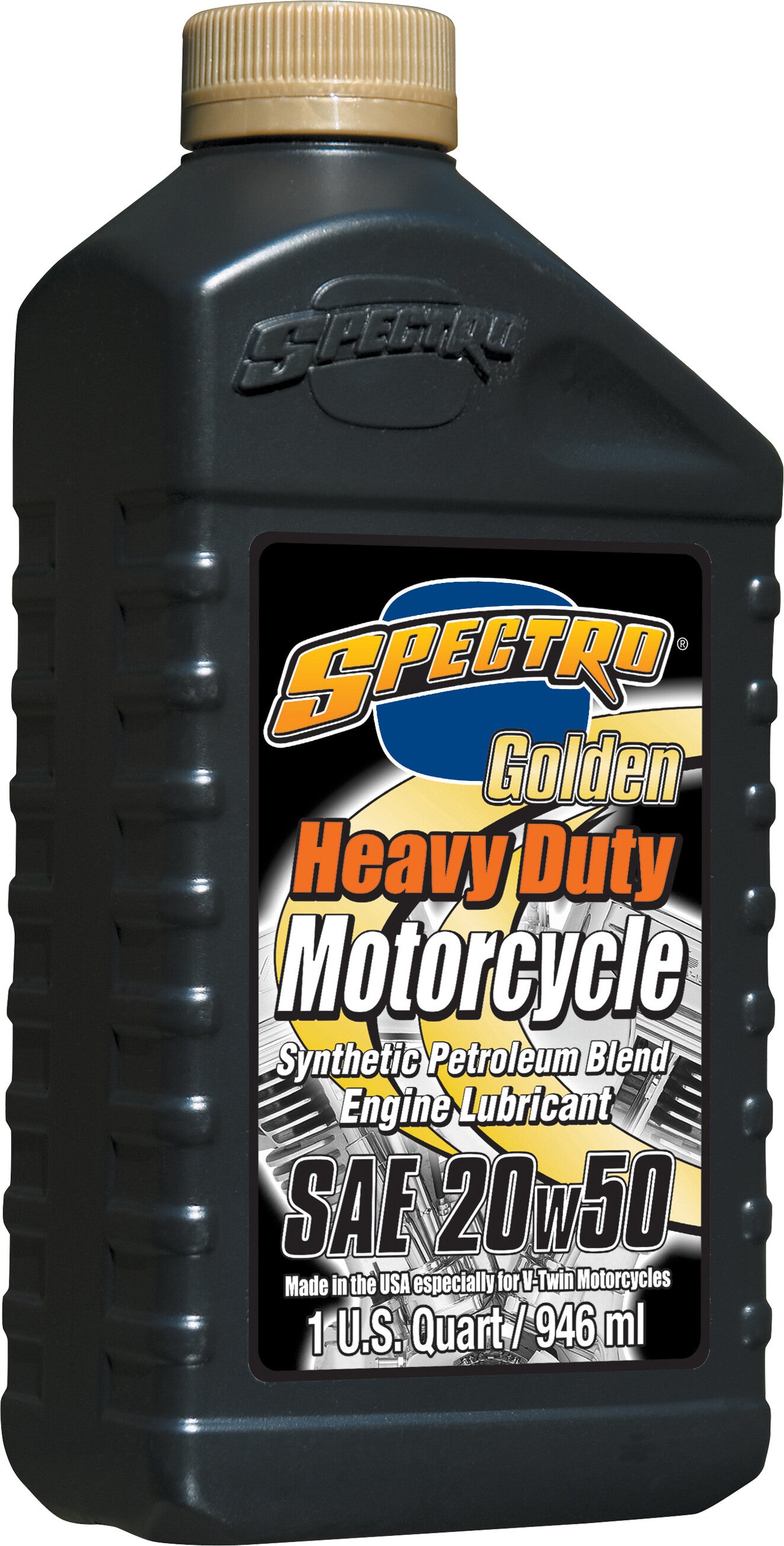 GOLDEN M/C SEMI-SYN HD OIL 20W50 1QT