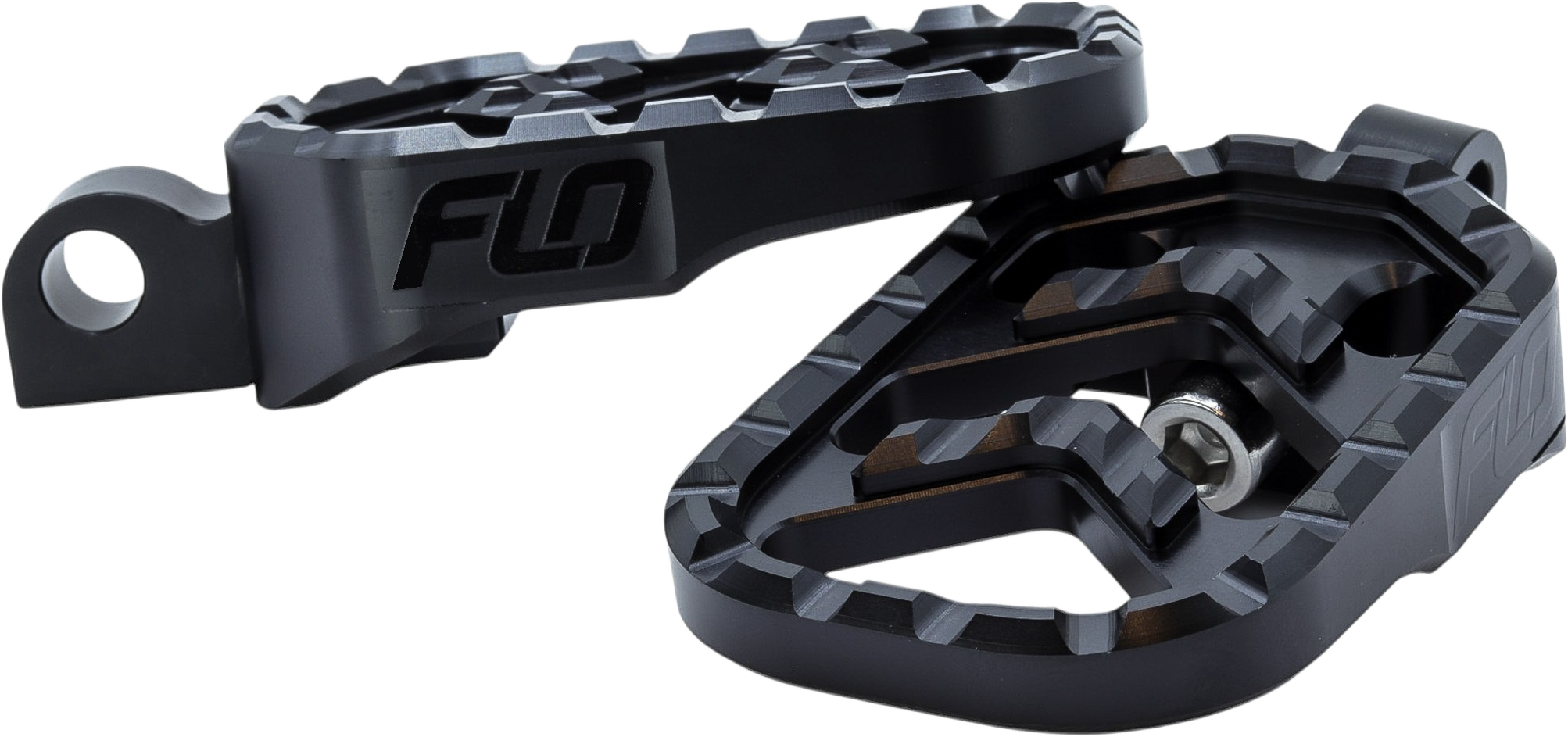 SAVAGE SERIES FOOTPEGS BLACK M8 SOFTAIL