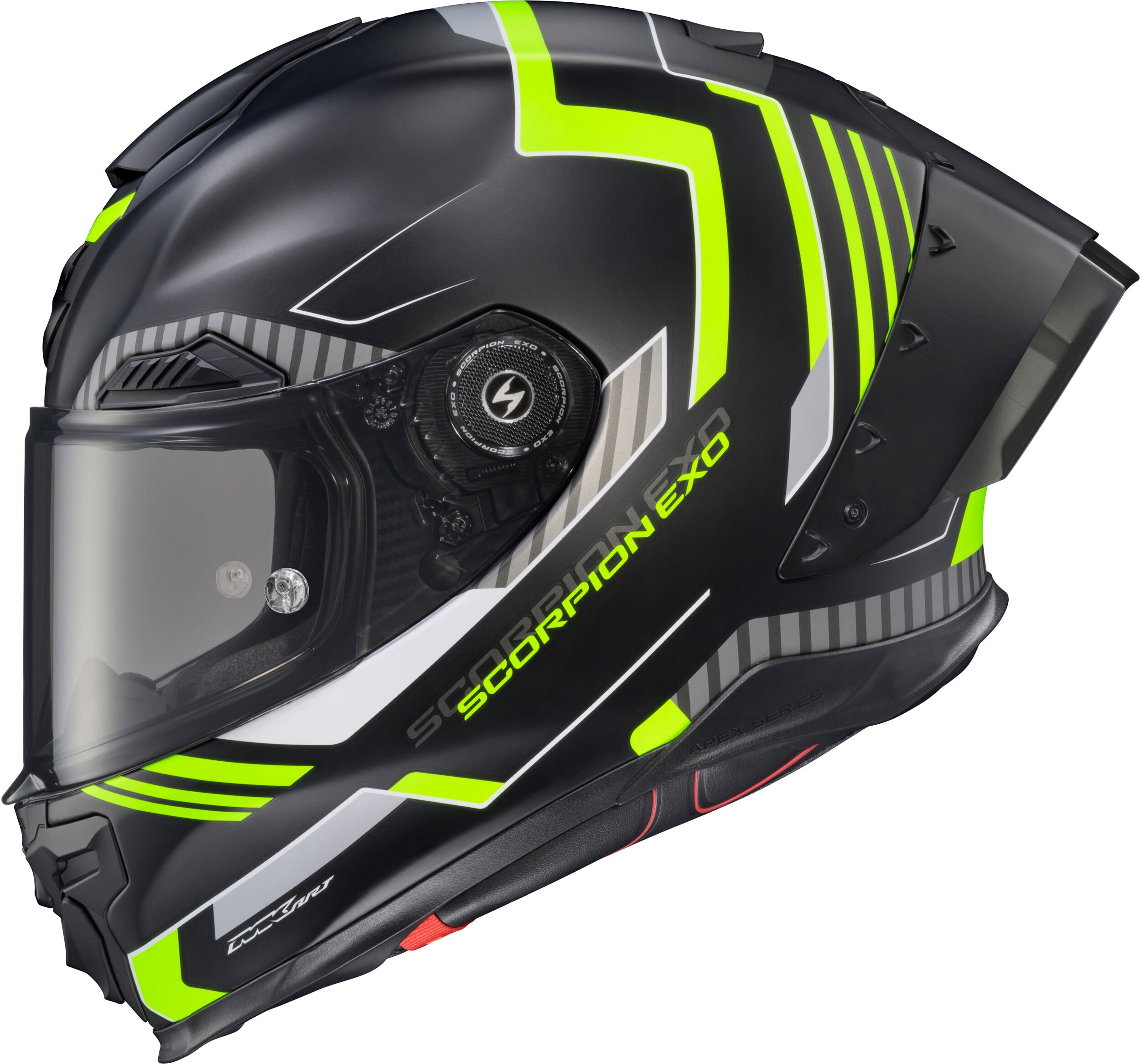 APEX EXO-WARP FULL FACE HELMET ATARAX BLACK/HI-VIS MD