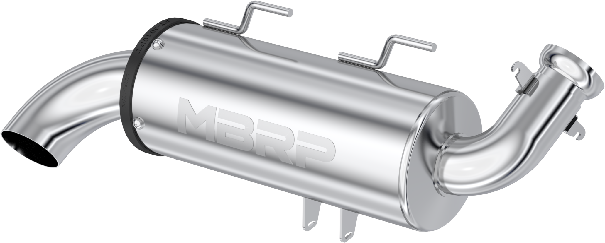 SINGLE SLIP-ON SYSTEM W/ 5" PERFORMANCE MUFFLER CHROME