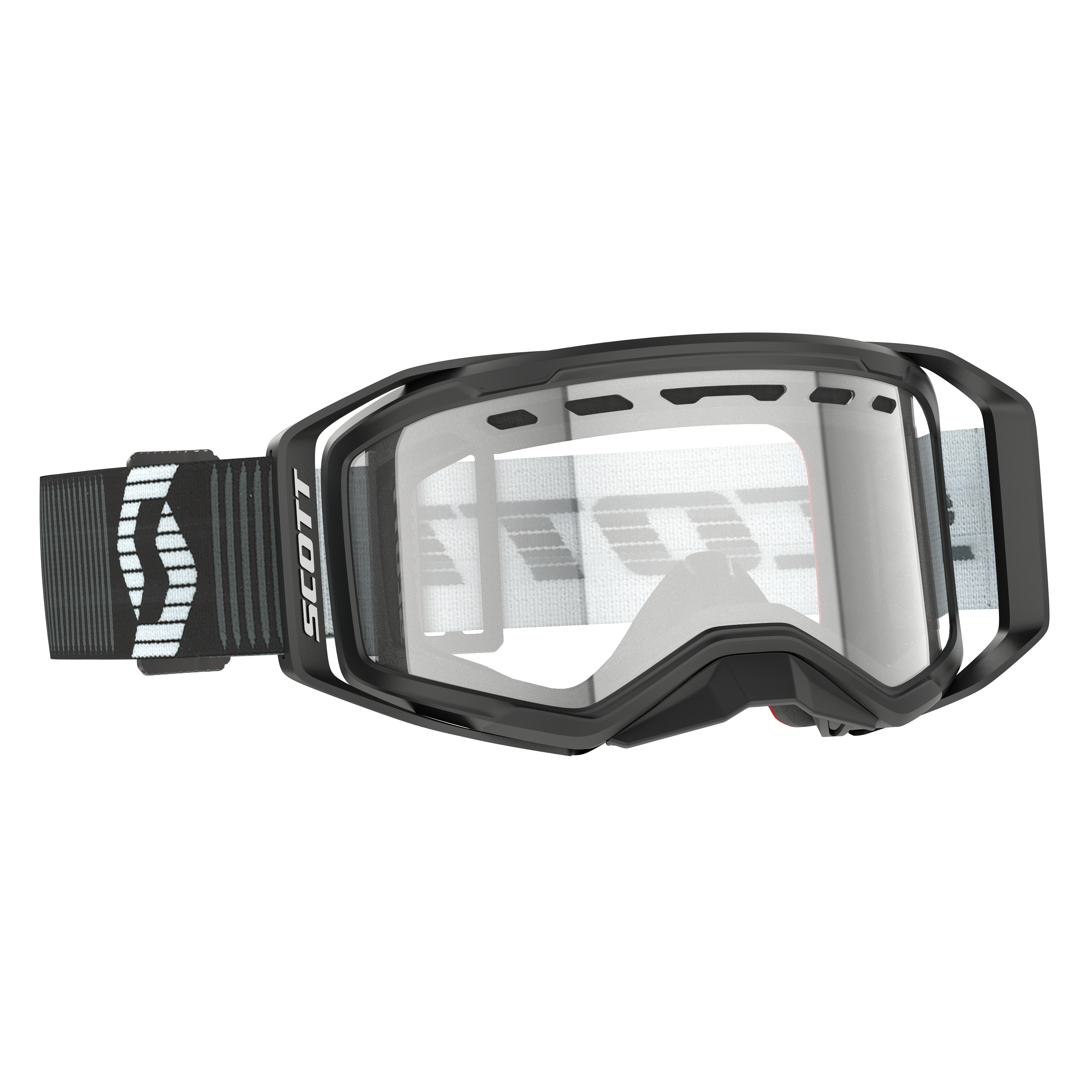 PROSPECT 2.0 ENDURO GOGGLE BLK/WHT CLEAR S0