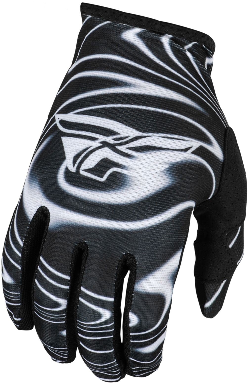 YOUTH LITE WARPED GLOVES BLACK/WHITE YL