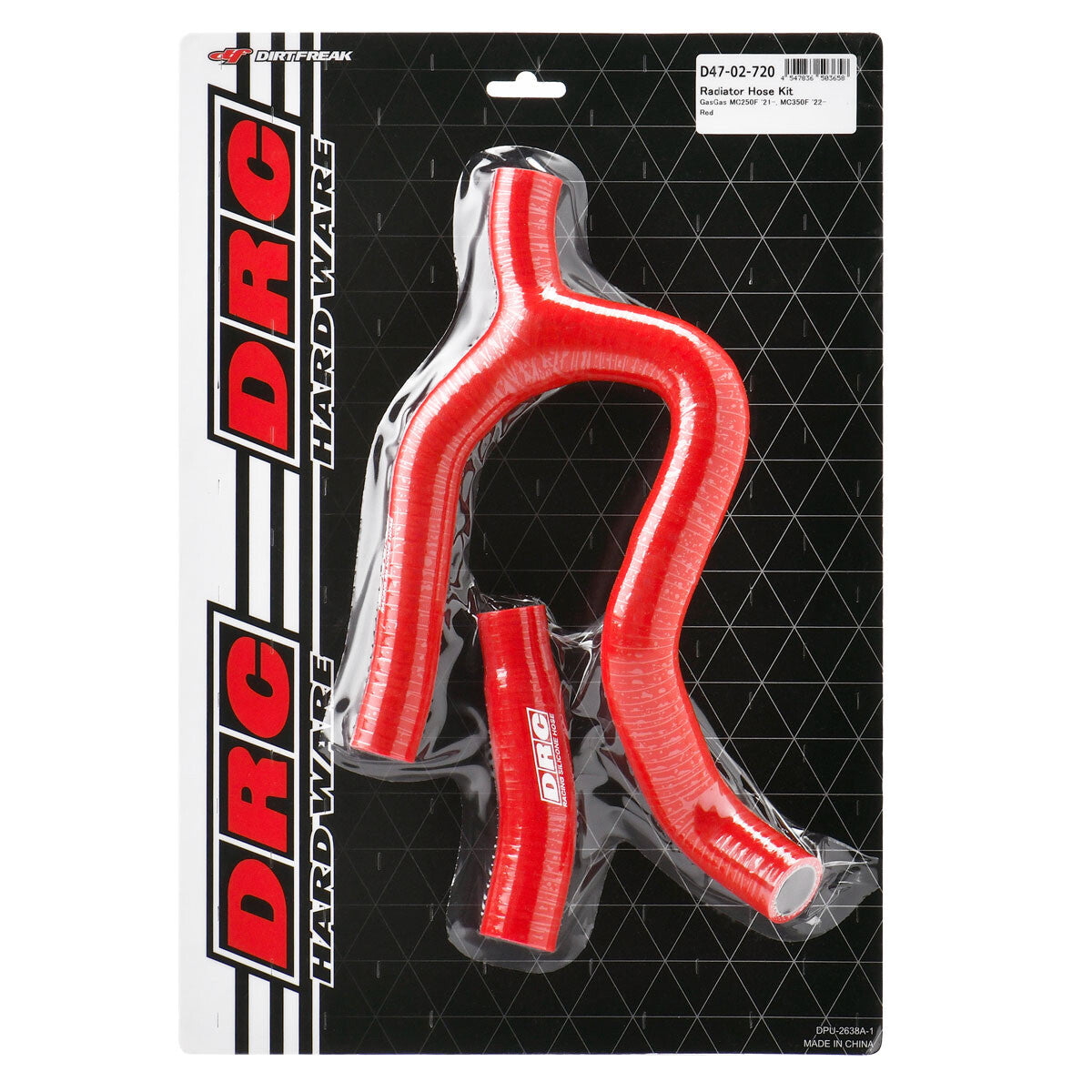 RADIATOR HOSE KIT GASGAS RED