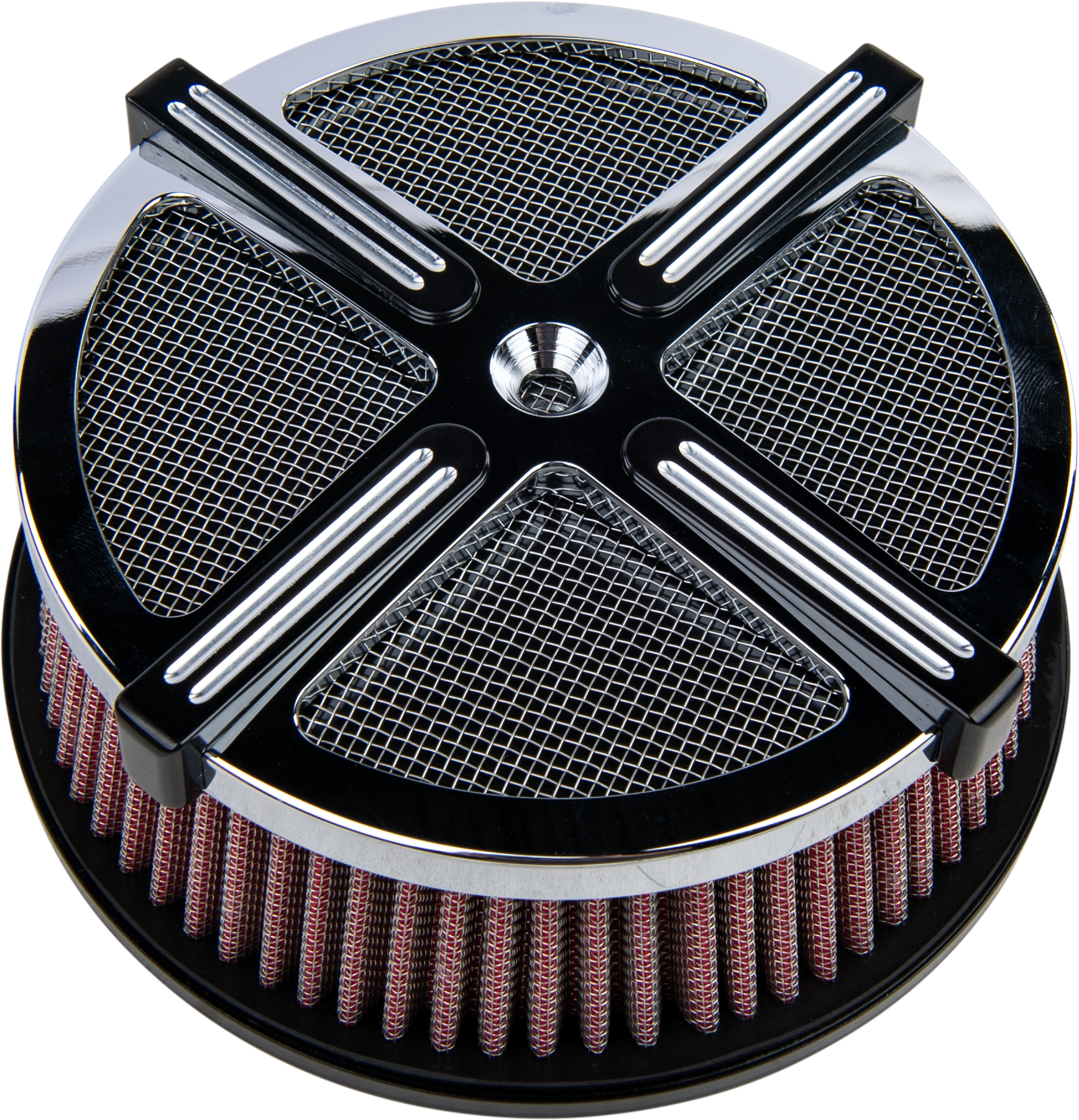 X-FORCE AIR CLEANER KIT CHROME/BLACK