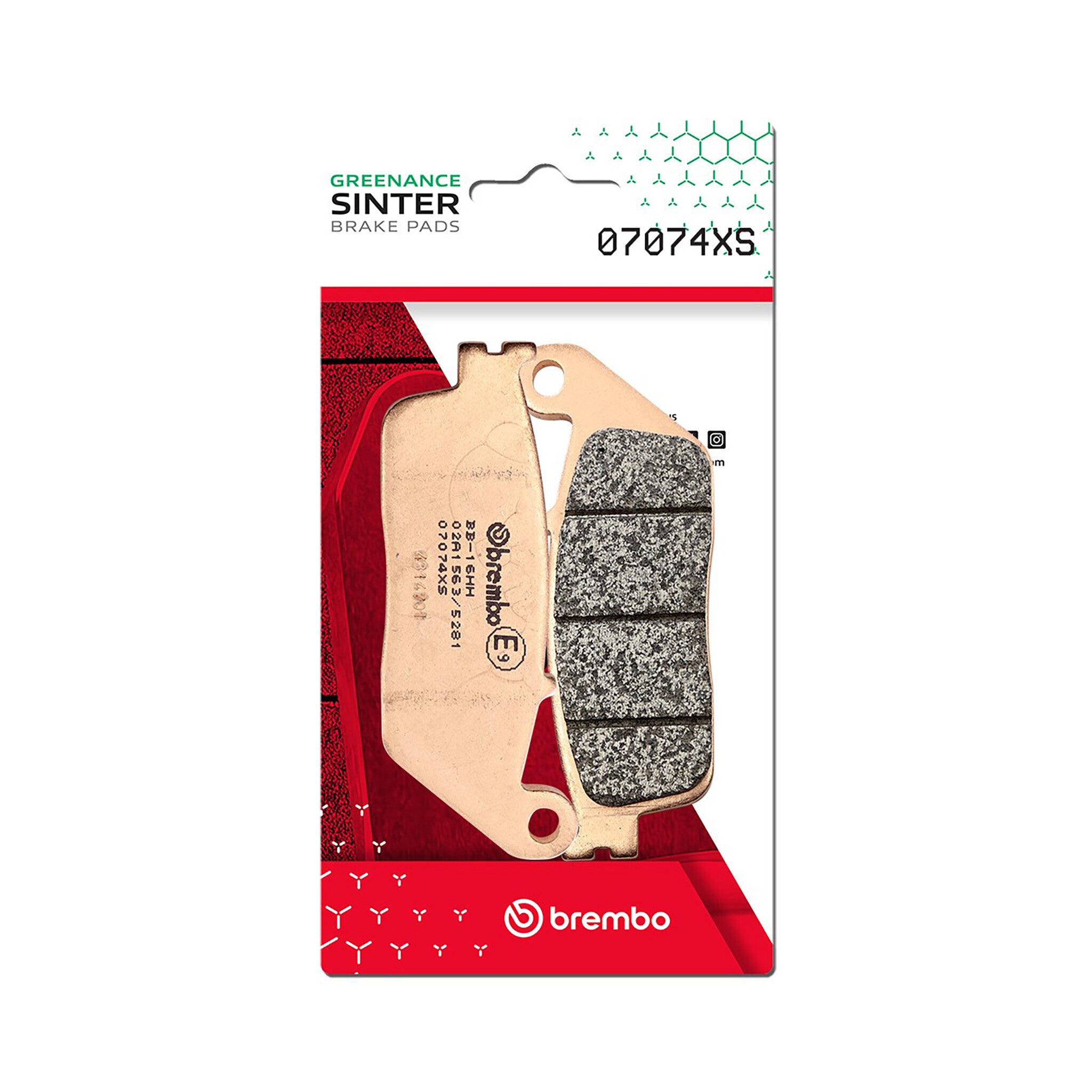 PRIME XS BRAKE PADS SINTERED