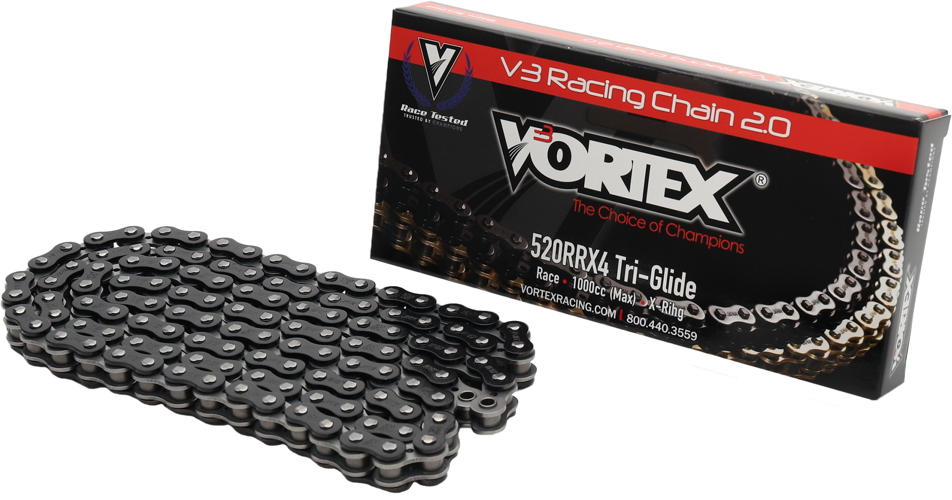 CHAIN RX4 X-RING 520-120L BLACK