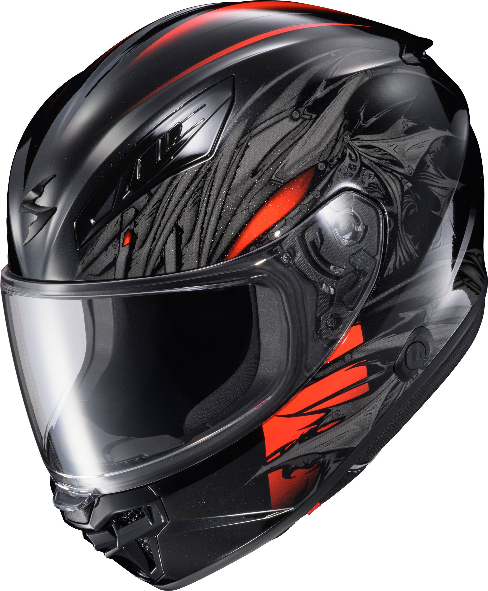 EXO-R430 FULL FACE HELMET WYVERN BLK/RED XL