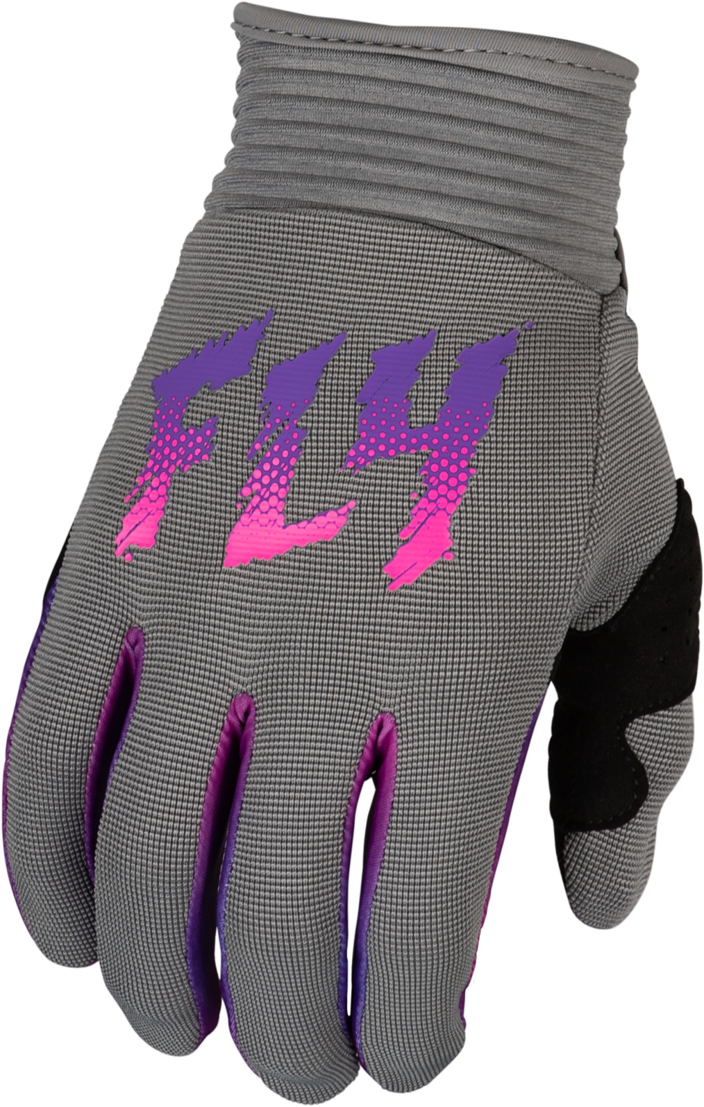 YOUTH F-16 GLOVES GREY/PINK/PURPLE YS
