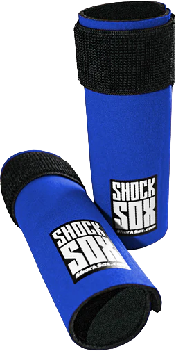 SHOCK SOX 6" BLUE UPSIDE DOWN FORKS