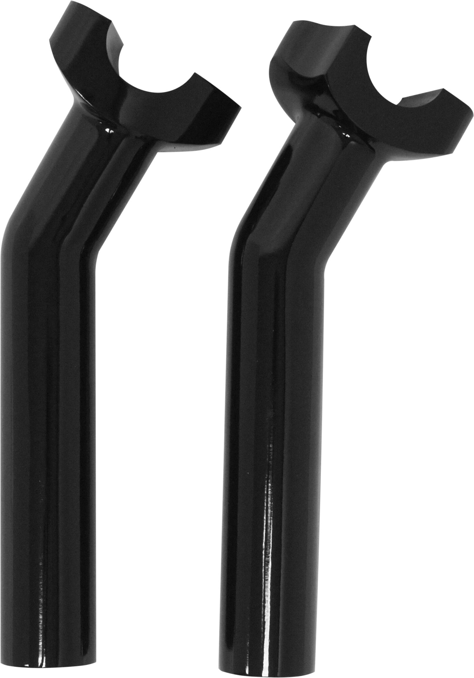 H-BAR RISERS 6.5" PULLBACK BLACK