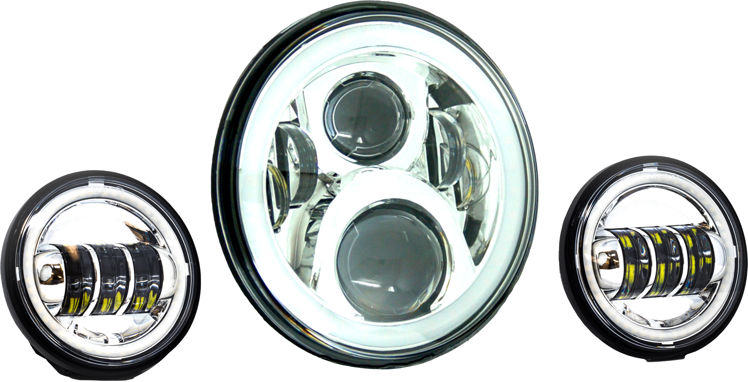 7" LED Headlight w/ Mount Adapter