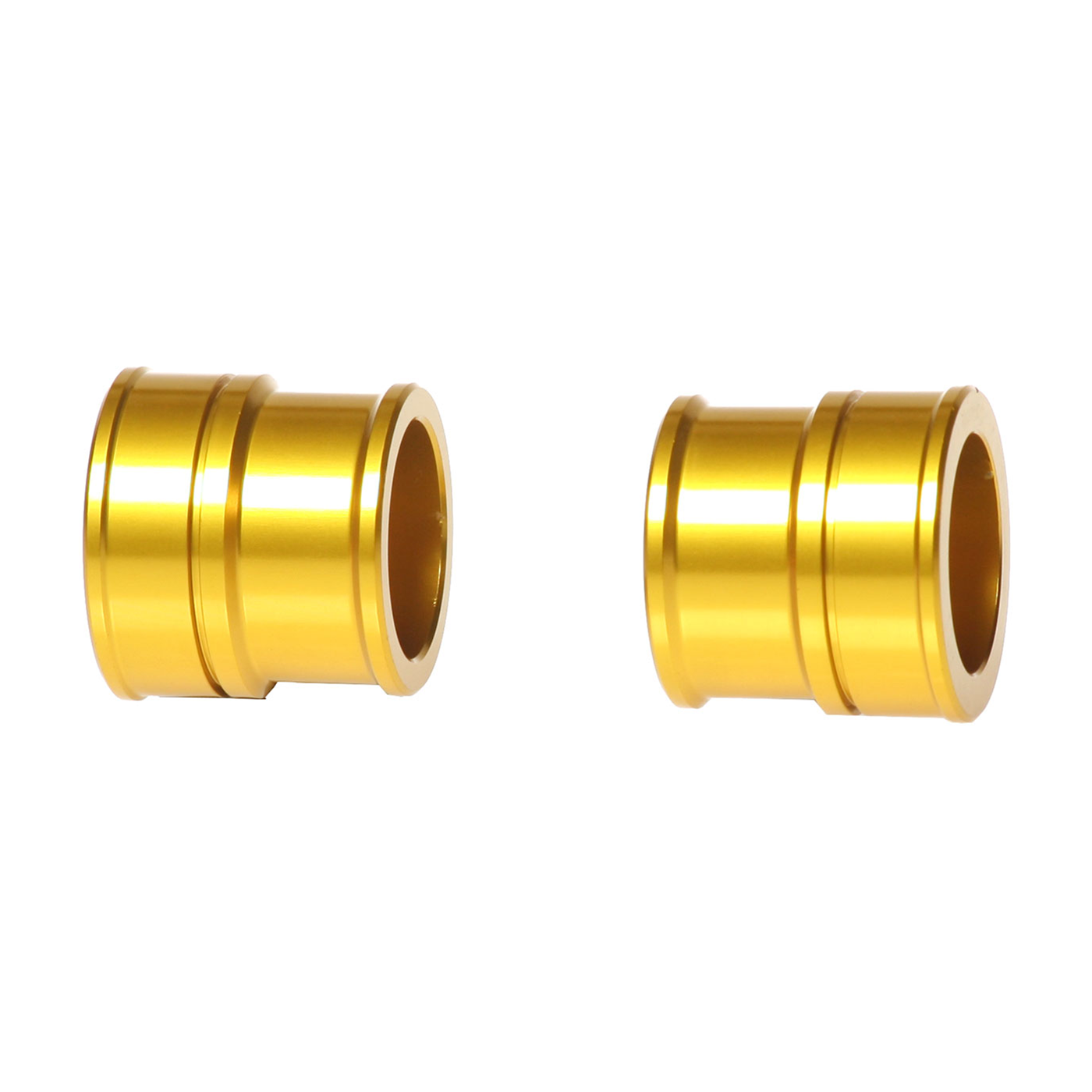 FRONT WHEEL SPACERS YELLOW SUZ