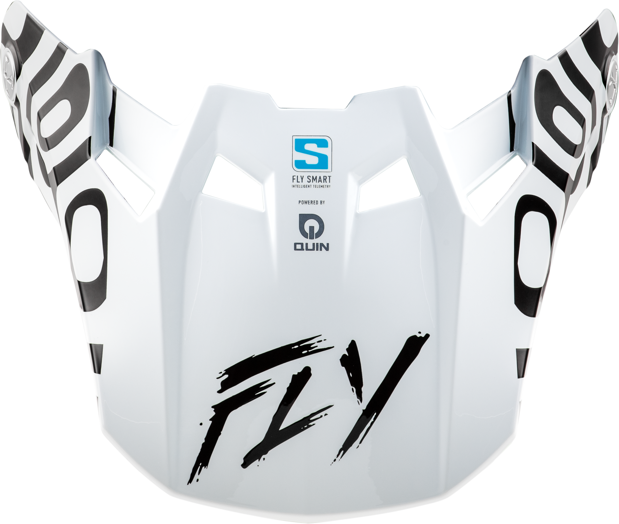 FORMULA S CARBON ABYSS VISOR WHITE/BLACK YL/SM