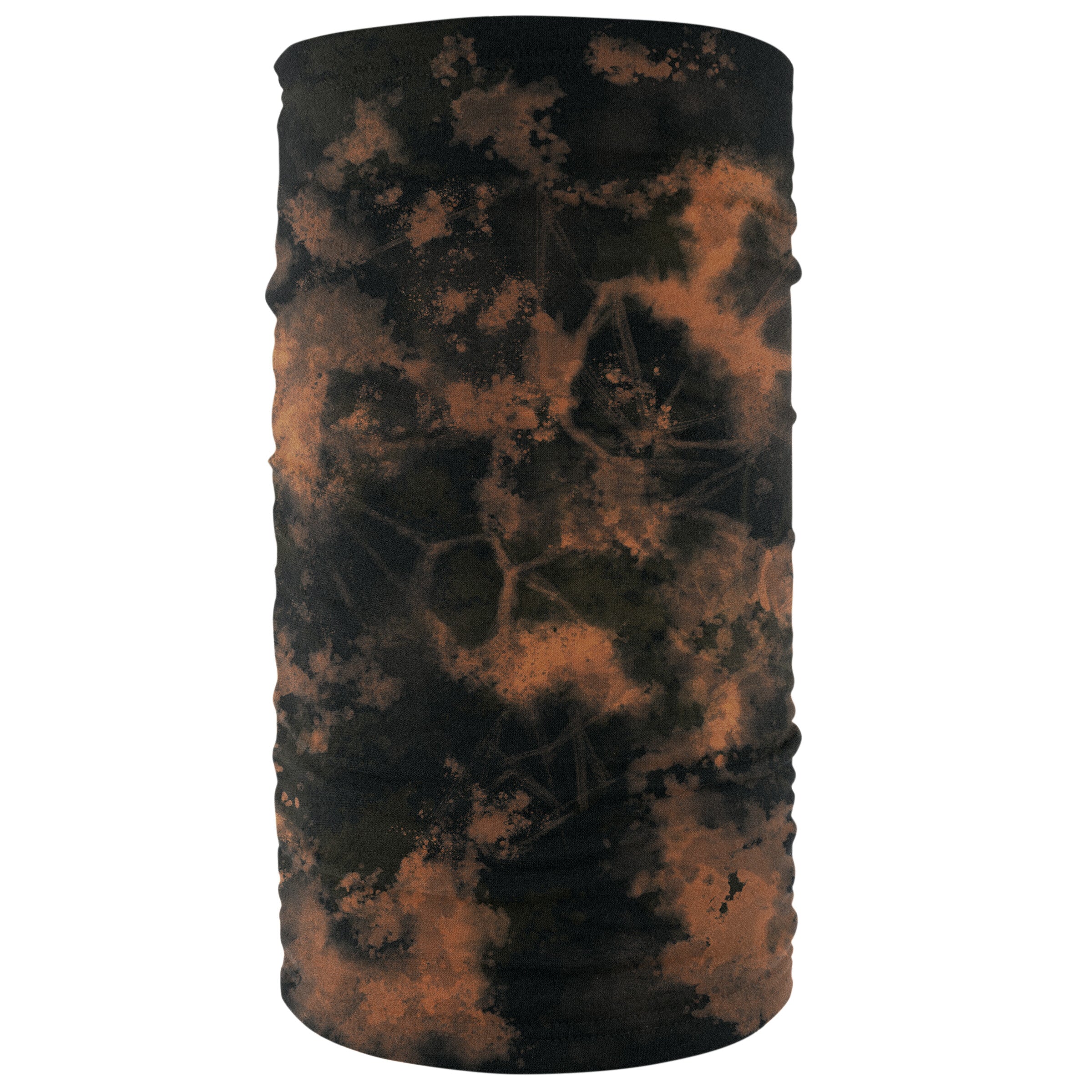 MOTLEY TUBE FLEECE LINED BLACK & BROWN TIE DYE #26-5341