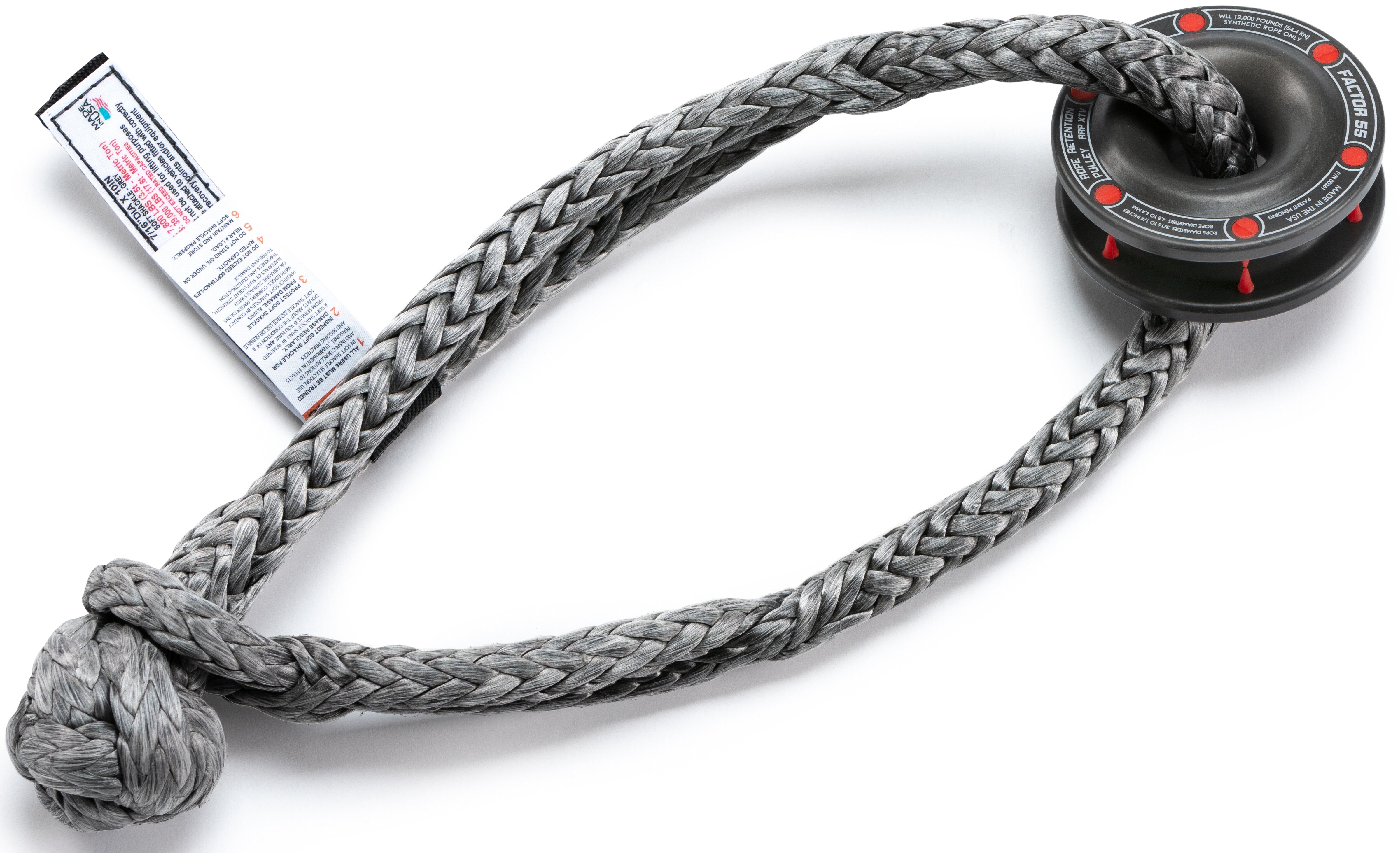XTV ROPE RETENTION PULLEY W/ SOFT SHACKLE