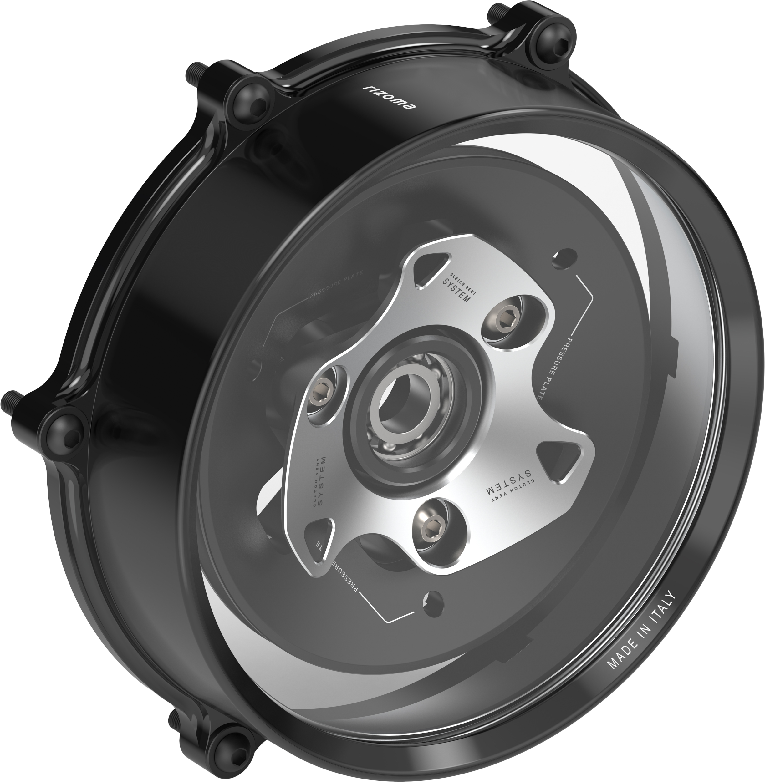 CLUTCH COVER SILVER DUC V4