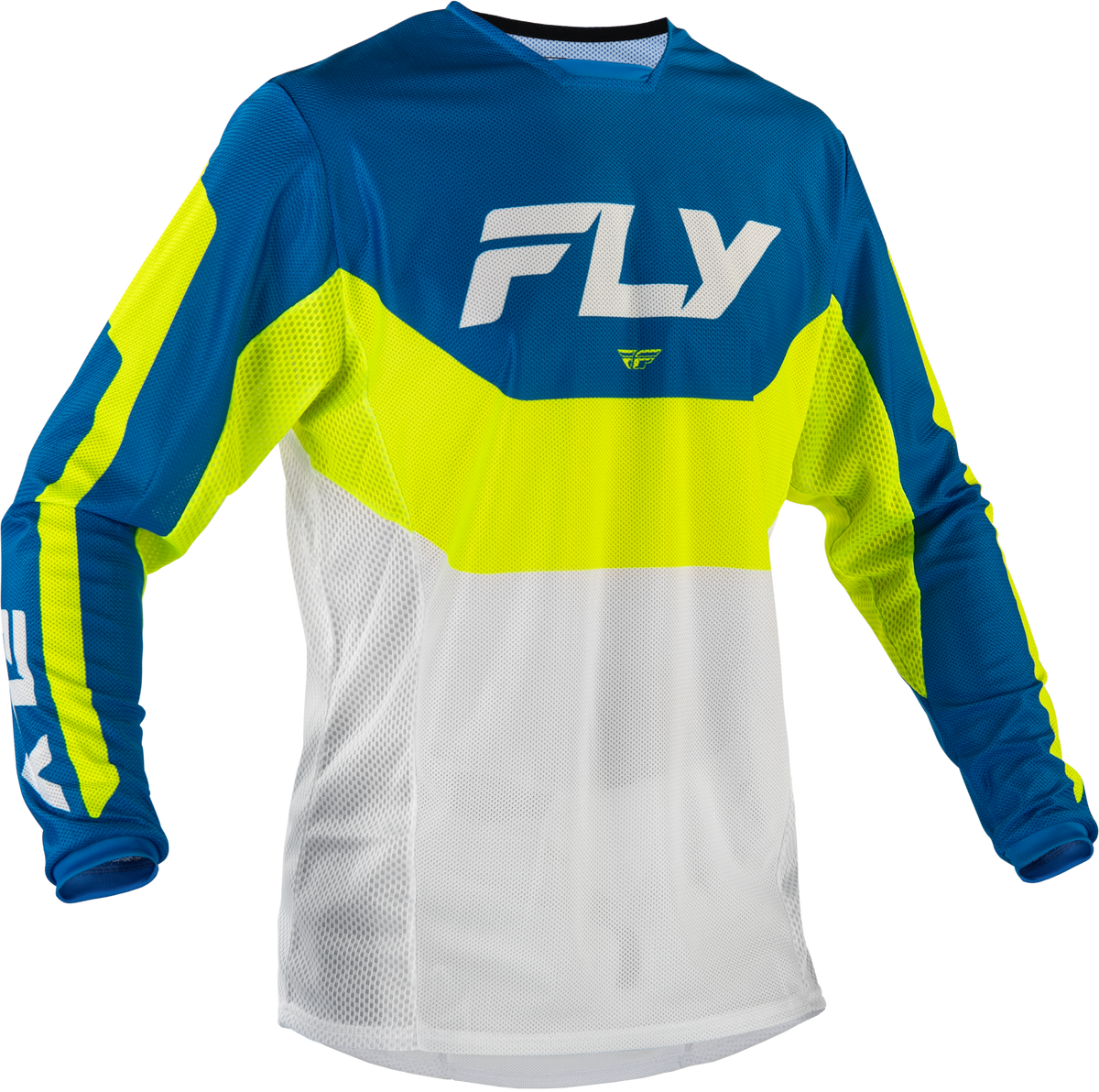 KINETIC MESH JERSEY BLUE/WHITE/HI-VIS 2X