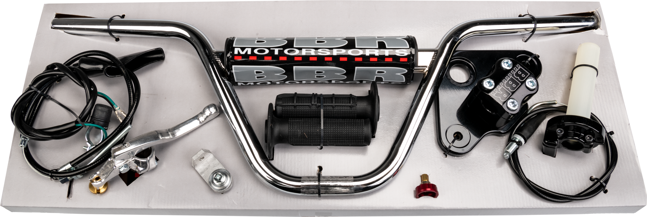 H-BAR/TRIPLE CLAMP KIT BLACK