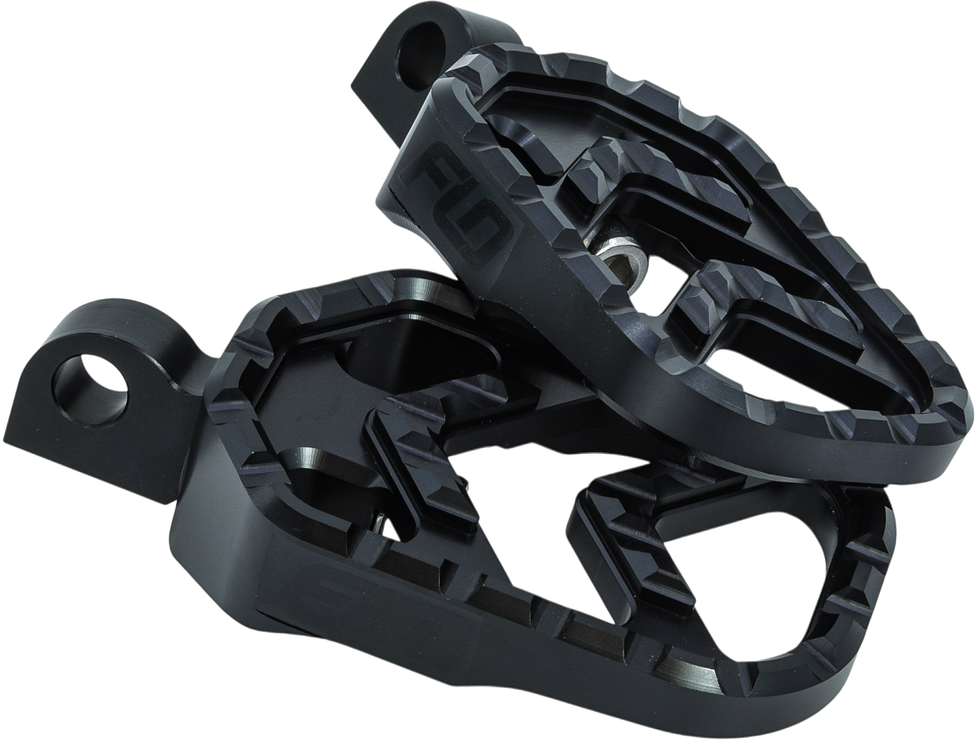SAVAGE SERIES FOOTPEGS BLACK M8 SOFTAIL PASSENGER