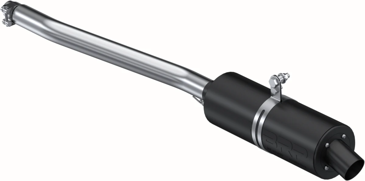 SINGLE SLIP-ON SYSTEM W/ 4.25" SPORT MUFFLER BLK