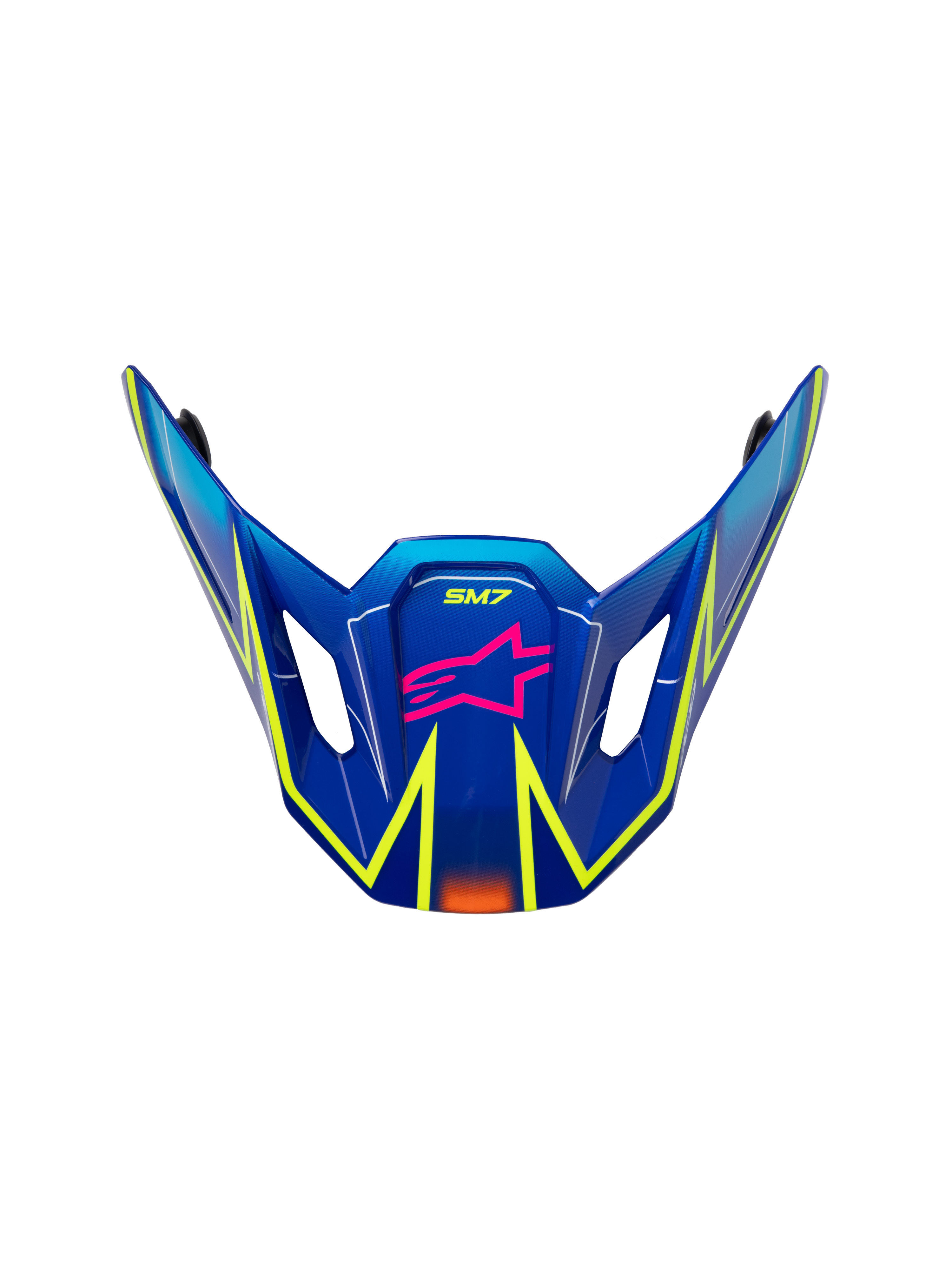 SM7 CAST VISOR ECE06 BLUE/PNK/YLW FLUO GLOSSY