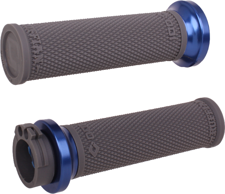 RUFIAN GRIPS CABLE 1" GRAPHITE/BLUE