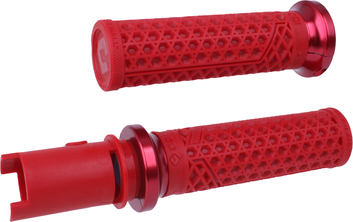 VAN'S LOCK-ON GRIPS DARK RED/RED CVO `23-24