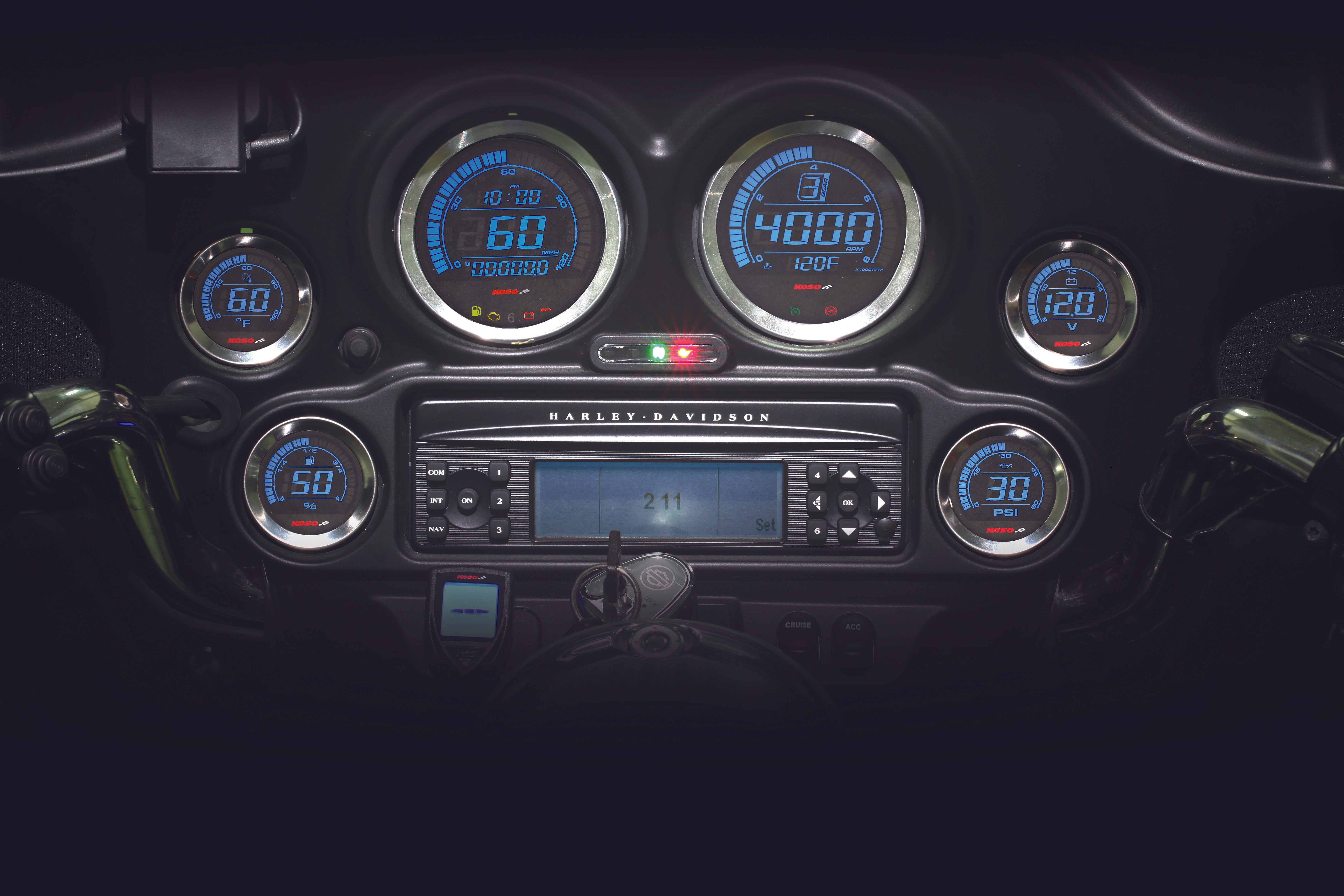 Digital Harley Gauge Cluster