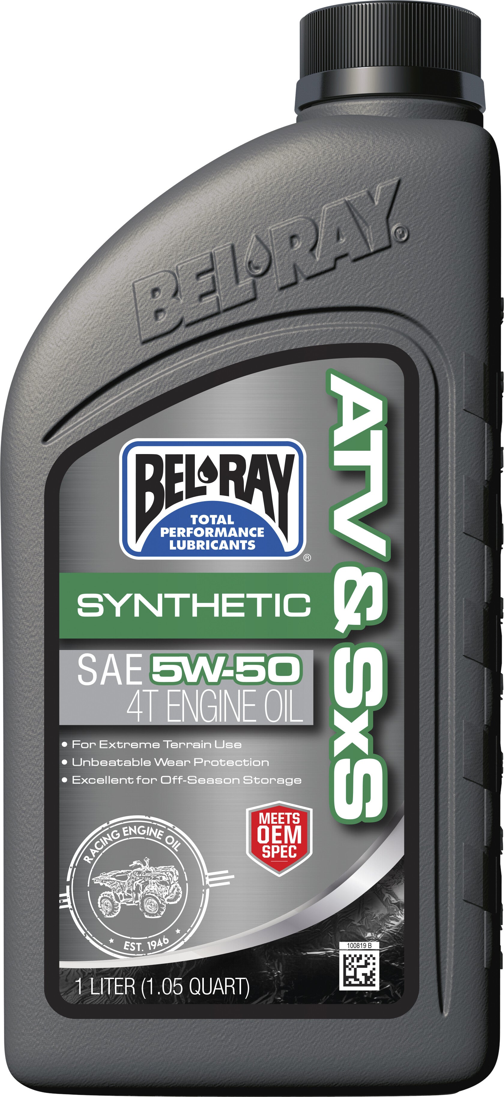 ATV & SXS SYN OIL 5W50 4T (12/CASE SOLD EA)