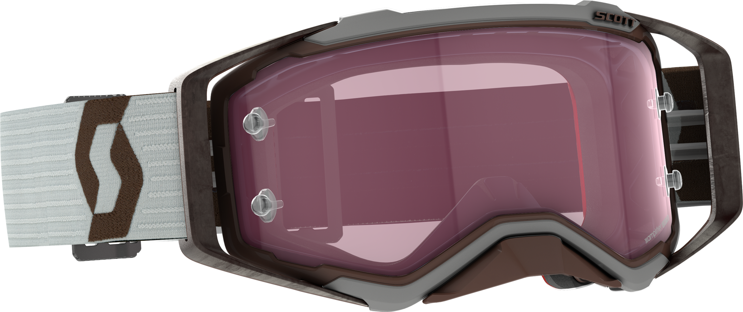 PROSPECT AMPLIFIER GOGGLE GREY/BROWN ROSE WORKS