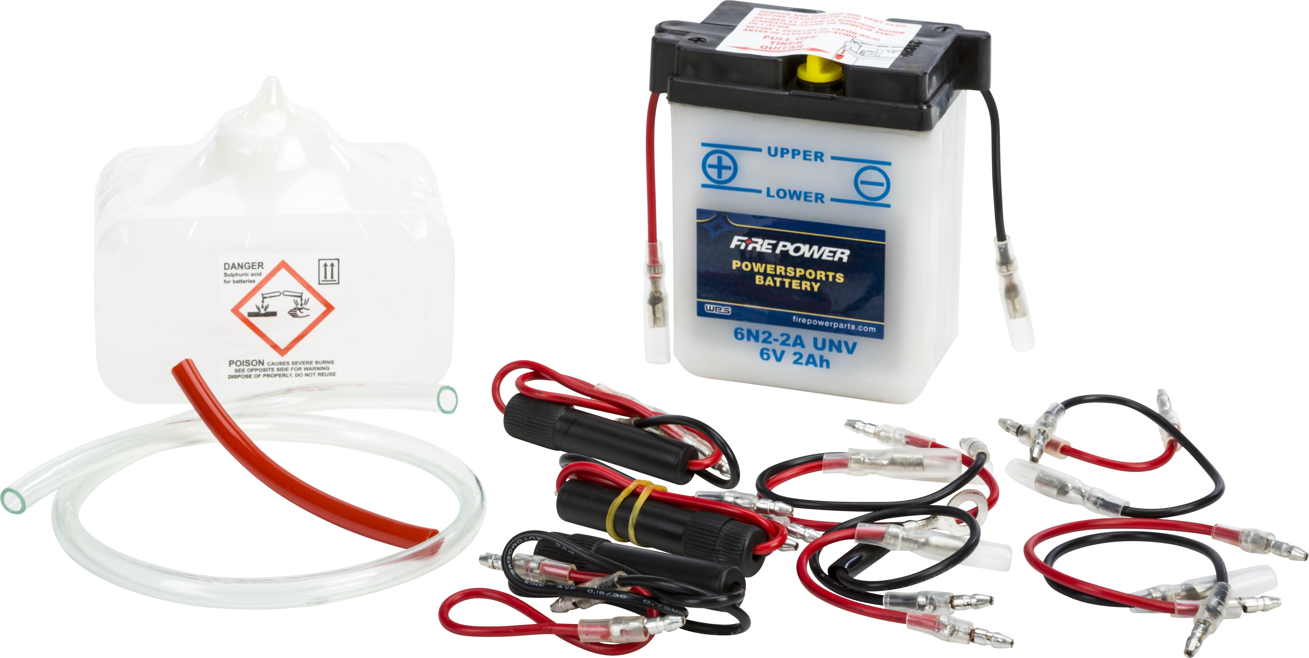 6V Standard Battery w/Acid Pack