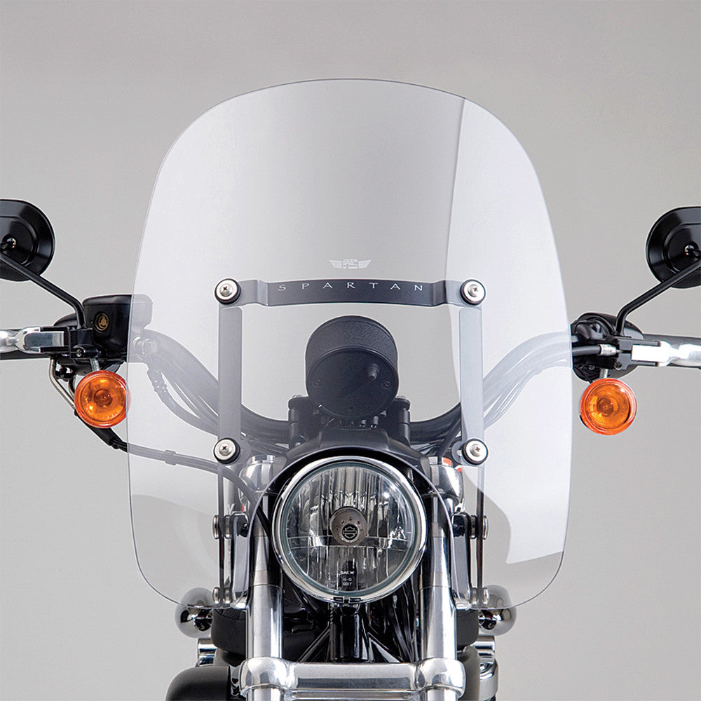 SPARTAN WINDSHIELD 17" CLEAR QUICK RELEASE