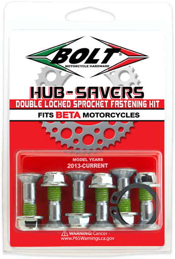 HUB-SAVERS DOUBLE LOCK SPROCKET FASTENRS BETA