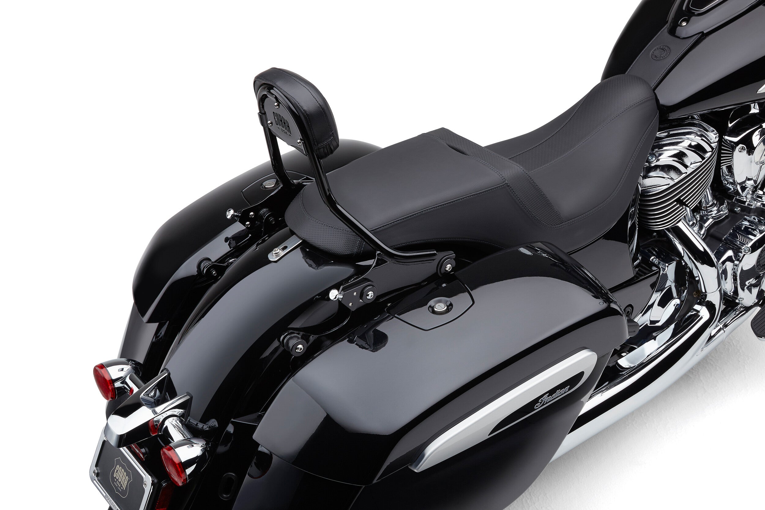 DETACH BACKREST-SHORT BLACK CHIEFTAIN 14-25