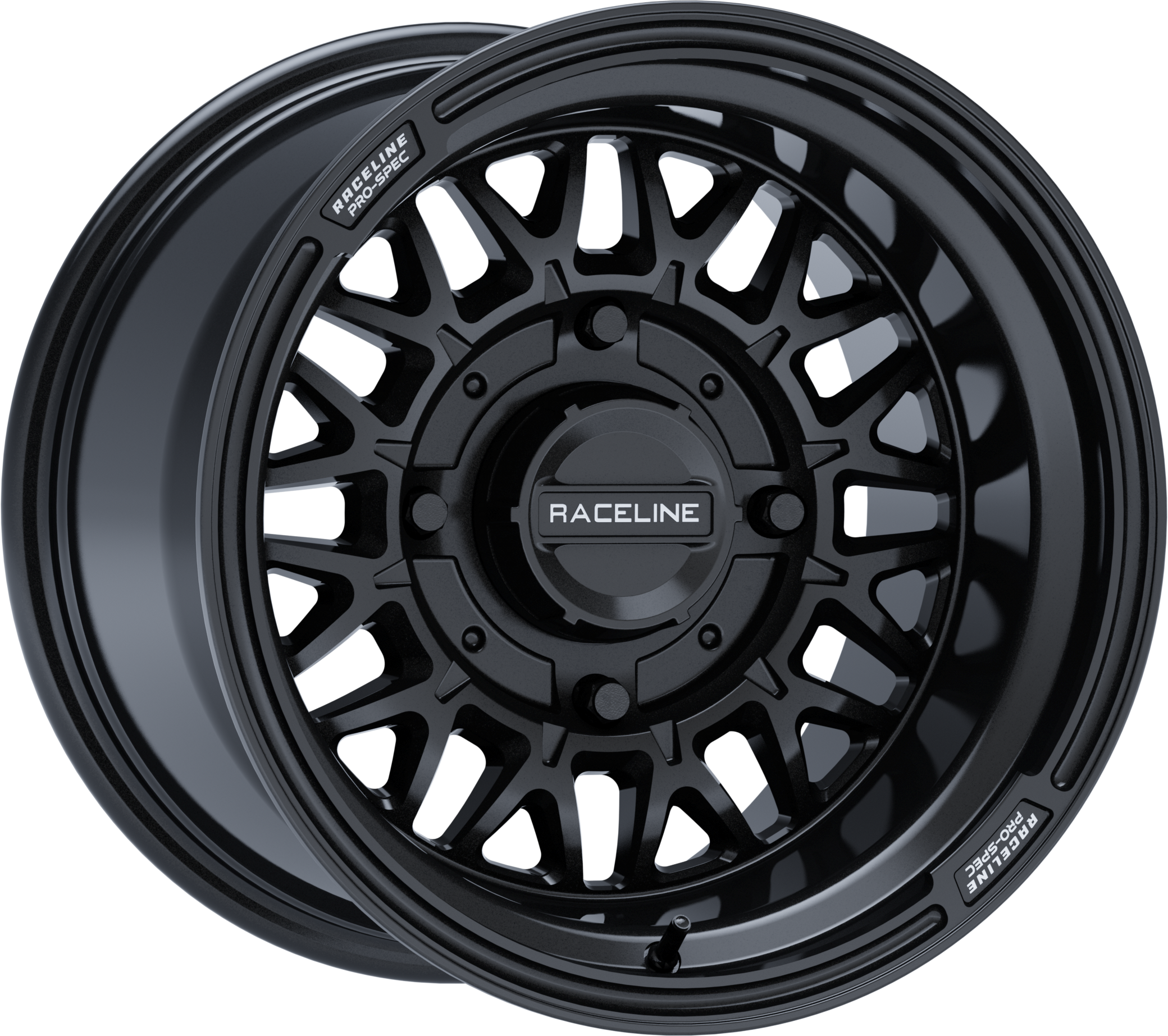 RACELINE OMEGA 15X10 4/137 5+5 (0MM) GLOSS BLACK