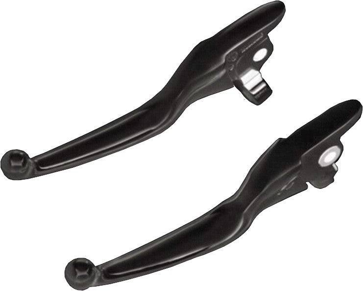 SMOOTH LEVER SET BLACK FLH/FLT 14-16 HYDRO CLUTCH